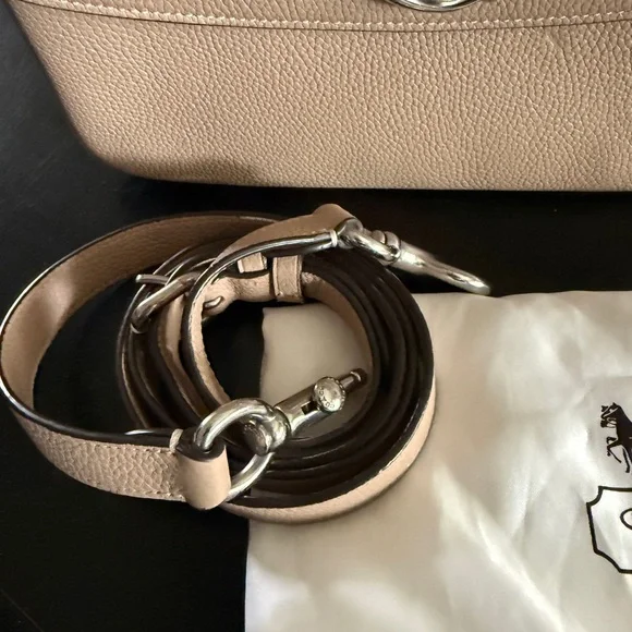 Coach Cassie Taupe Pebbled Leather - Picture 2 of 12